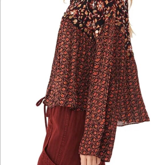 New Amelia Babydoll jacket blouse size XL,XS - Picture 5 of 9